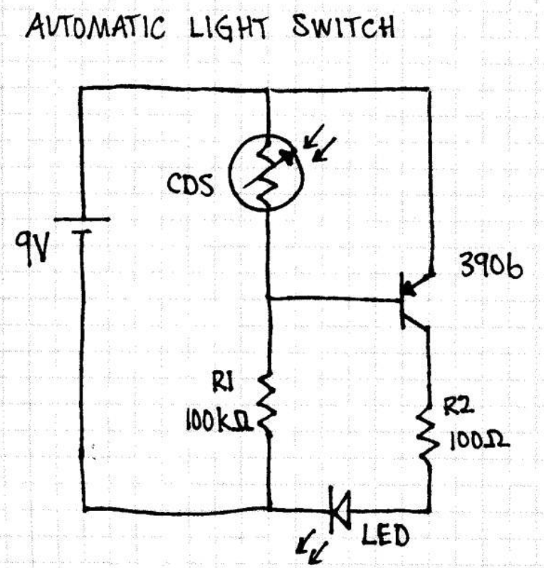 A nightlight circuit